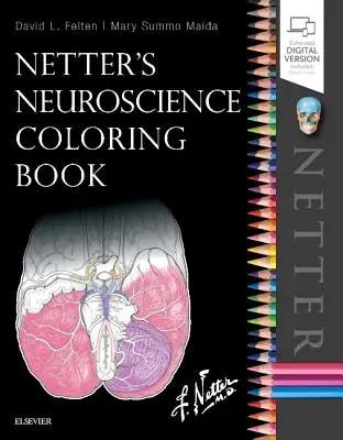 Libro para colorear de Neurociencia de Netter - Netter's Neuroscience Coloring Book