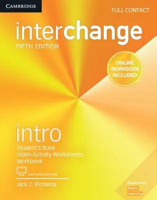 Interchange Intro Full Contact con autoestudio en línea y libro de ejercicios en línea - Interchange Intro Full Contact with Online Self-Study and Online Workbook