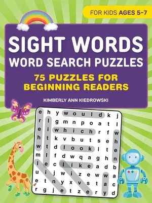 Sight Words Sopa de letras: 75 rompecabezas para lectores principiantes - Sight Words Word Search Puzzles: 75 Puzzles for Beginning Readers