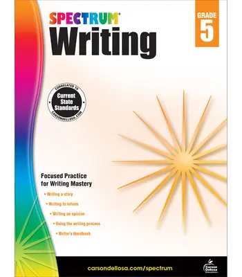 Spectrum Escritura, 5.º grado - Spectrum Writing, Grade 5