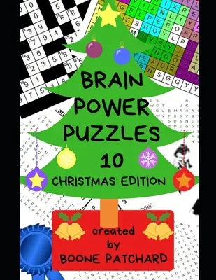 Brain Power Puzzles 10: Un libro de actividades navideñas con más de 200 puzzles únicos y variados, sopas de letras, anagramas, acertijos y mucho más - Brain Power Puzzles 10: A Christmas Activity Book of over 200 Unique and Varied Puzzles, Word Searches, Anagrams, Riddles and More