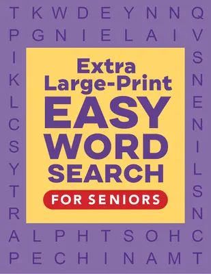 Sopa de letras extra grande para mayores - Extra Large-Print Easy Word Search for Seniors