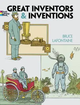 Grandes Inventores e Inventos Libro para colorear - Great Inventors and Inventions Coloring Book