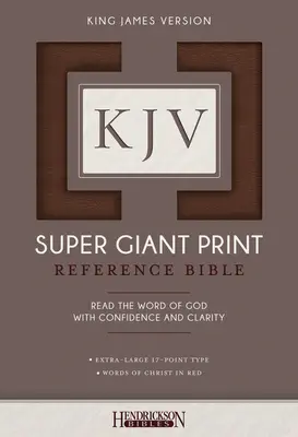 Biblia RVR con letra supergigante - KJV Super Giant Print Bible