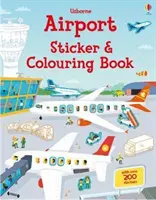 Libro de pegatinas y colorear de Aeropuertos - Airport Sticker and Colouring Book