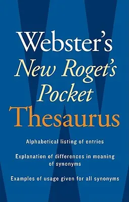 Nuevo tesauro de bolsillo Roget de Webster - Webster's New Roget's Pocket Thesaurus