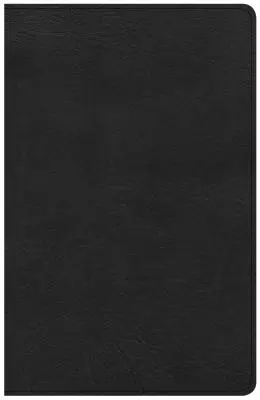 Biblia de consulta KJV en tamaño personal y letra grande, Tacto cuero negro - KJV Large Print Personal Size Reference Bible, Black Leathertouch