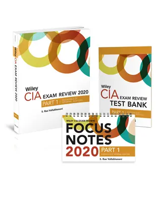 Wiley CIA Exam Review 2020 + Test Bank + Focus Notes: Parte 1, Essentials of Internal Auditing Set - Wiley CIA Exam Review 2020 + Test Bank + Focus Notes: Part 1, Essentials of Internal Auditing Set