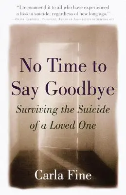 No hay tiempo para decir adiós: Sobrevivir al suicidio de un ser querido - No Time to Say Goodbye: Surviving the Suicide of a Loved One