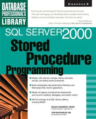 Programación de procedimientos almacenados de SQL Server 2000 - SQL Server 2000 Stored Procedure Programming