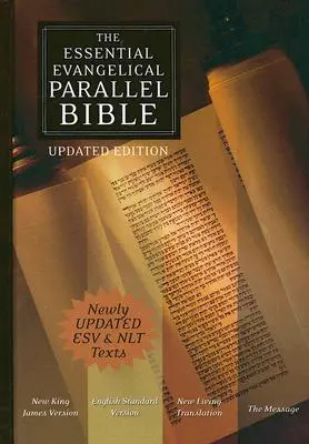 Biblia Evangélica Paralela Esencial-RVR/ESV/NLT/MS - Essential Evangelical Parallel Bible-NKJV/ESV/NLT/MS