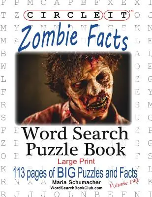 Enciérralo, Zombie, Sopa de letras, Puzzle Book - Circle It, Zombie Facts, Word Search, Puzzle Book