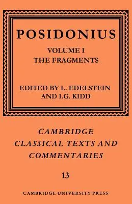 Posidonio: Volumen 1, los Fragmentos - Posidonius: Volume 1, the Fragments