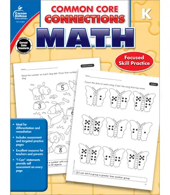 Common Core Connections Matemáticas, Grado K - Common Core Connections Math, Grade K