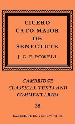 Cicerón Cato Maior de Senectute - Cicero: Cato Maior de Senectute