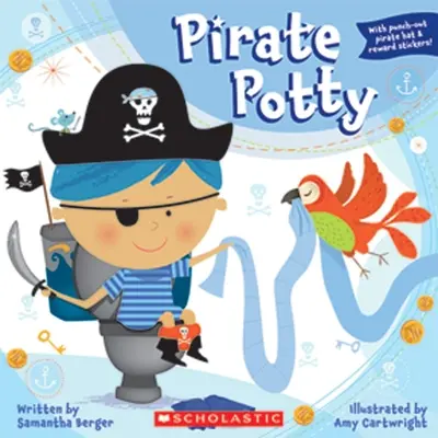 Orinal Pirata [Con pegatina(s) y punzón(es)] - Pirate Potty [With Sticker(s) and Punch-Out(s)]