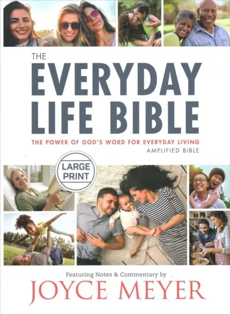 La Biblia de la vida diaria en letra grande: El poder de la Palabra de Dios para la vida diaria - The Everyday Life Bible Large Print: The Power of God's Word for Everyday Living