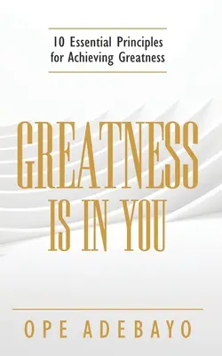 La grandeza está en ti: 10 principios esenciales para alcanzar la grandeza - Greatness is in You: 10 Essential Principles of achieving greatness