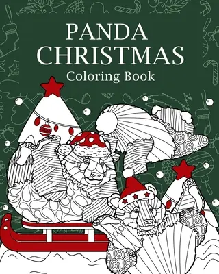 Libro para colorear de Navidad Panda - Panda Christmas Coloring Book