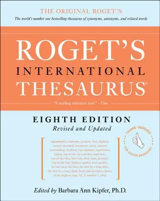 Roget's International Thesaurus, 8.ª edición [Thumb Indexed] (en inglés) - Roget's International Thesaurus, 8th Edition [Thumb Indexed]