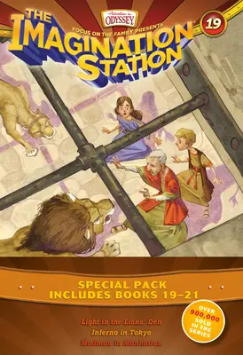 Pack de 3 libros de Imagination Station: Luz en la boca del lobo / Infierno en Tokio / Loco en Manhattan - Imagination Station Books 3-Pack: Light in the Lions' Den / Inferno in Tokyo / Madman in Manhattan