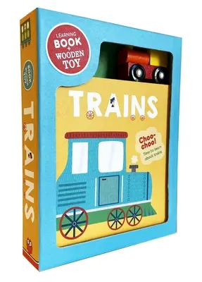 Trenes: Libro y Juguete de Madera [Con Juguete Wodden] - Trains: Book & Wooden Toy Set [With Wodden Toy]