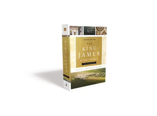 Biblia de estudio King James, tapa dura, edición a todo color - The King James Study Bible, Hardcover, Full-Color Edition