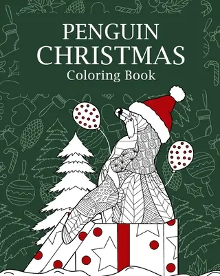 Libro para colorear de Navidad del Pingüino - Penguin Christmas Coloring Book