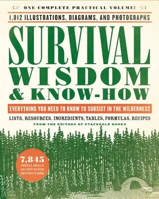 Sabiduría y conocimientos de supervivencia: Todo lo que necesitas saber para sobrevivir en la naturaleza - Survival Wisdom & Know-How: Everything You Need to Know to Subsist in the Wilderness