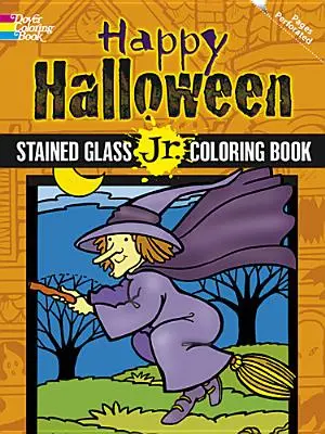 Libro para colorear El viejo MacDonald's Farm - Happy Halloween Stained Glass Jr. Coloring Book