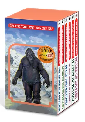 Juego de 6 libros de «Elige tu propia aventura» nº 1 (El abominable hombre de las nieves, Viaje submarino, El espacio y más allá, Las joyas perdidas de Nabooti, El misterio de Nabooti). - Choose Your Own Adventure 6- Book Boxed Set #1 (the Abominable Snowman, Journey Under the Sea, Space and Beyond, the Lost Jewels of Nabooti, Mystery o