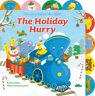 La prisa de las vacaciones: Un libro de cartón con pestañas - The Holiday Hurry: A Tabbed Board Book