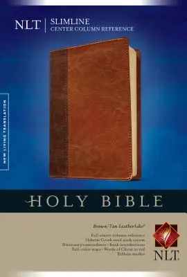 Biblia de consulta de línea delgada con columna central-NLT - Slimline Center Column Reference Bible-NLT