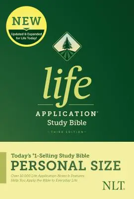 NLT Biblia de Estudio de Aplicación de la Vida, Tercera Edición, Tamaño Personal (Tapa dura) - NLT Life Application Study Bible, Third Edition, Personal Size (Hardcover)