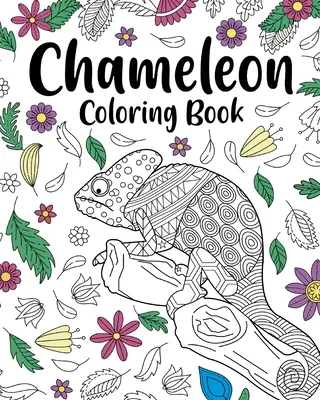 Libro para colorear de Camaleón - Chameleon Coloring Book