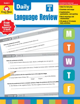 Repaso diario de lengua Grado 4 - Daily Language Review Grade 4
