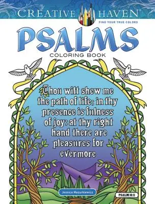 Creative Haven Libro para colorear de los Salmos - Creative Haven Psalms Coloring Book