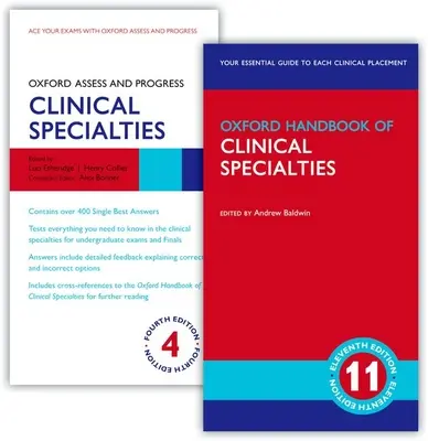 Oxford Handbook of Clinical Specialties 11E y Oxford Assess and Progress: Especialidades Clínicas 4e - Oxford Handbook of Clinical Specialties 11E and Oxford Assess and Progress: Clinical Specialties 4e