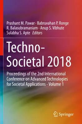 Techno-Societal 2018: Actas de la 2ª Conferencia Internacional sobre Tecnologías Avanzadas para Aplicaciones Sociales - Volumen 1 - Techno-Societal 2018: Proceedings of the 2nd International Conference on Advanced Technologies for Societal Applications - Volume 1