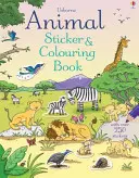 Libro de pegatinas y colorear de animales - Animal Sticker and Colouring Book