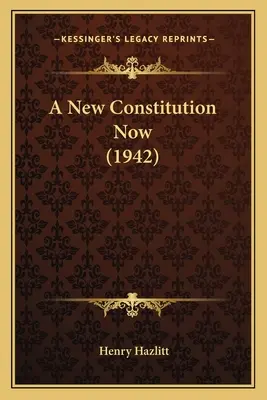 Una nueva constitución ya (1942) - A New Constitution Now (1942)