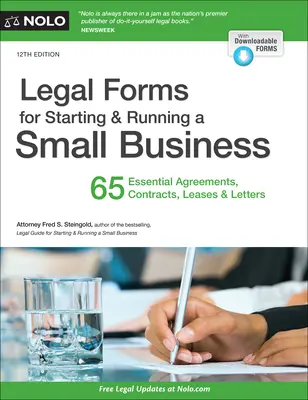 Legal Forms for Starting & Running a Small Business: 65 Essential Agreements, Contracts, Leases & Letters (Formularios legales para crear y dirigir una pequeña empresa: 65 acuerdos, contratos, arrendamientos y cartas esenciales) - Legal Forms for Starting & Running a Small Business: 65 Essential Agreements, Contracts, Leases & Letters