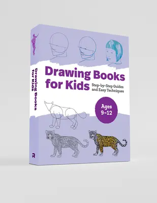 Set de libros de dibujo para niños: Guías paso a paso y técnicas fáciles - Drawing Books for Kids Box Set: Step-By-Step Guides and Easy Techniques