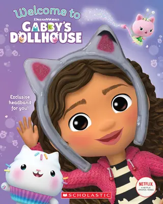 Bienvenido a la casa de muñecas de Gabby [Con diadema de orejas de gato]. - Welcome to Gabby's Dollhouse [With Cat-Ears Headband]