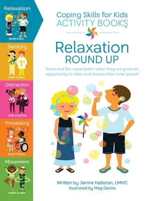 Libros de actividades de habilidades de afrontamiento para niños: Relajación - Coping Skills for Kids Activity Books: Relaxation Round Up