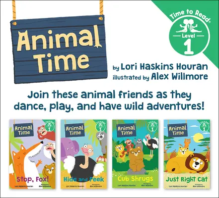 Animal Time Set #1 (Animal Time: Hora de leer, Nivel 1) - Animal Time Set #1 (Animal Time: Time to Read, Level 1)