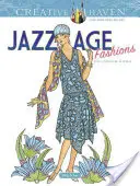 Creative Haven Libro para colorear de la moda de la Edad de Jazz - Creative Haven Jazz Age Fashions Coloring Book