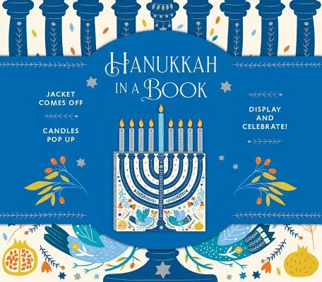 Hanukkah en un libro (Ediciones Edificantes): Se quita la sobrecubierta. Se despliegan las velas. Mostrar y celebrar - Hanukkah in a Book (Uplifting Editions): Jacket Comes Off. Candles Pop Up. Display and Celebrate!