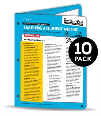 BUNDLE: Smith: La guía práctica de la argumentación: Pack de 10 - BUNDLE: Smith: The On-Your-Feet Guide to Argument: 10 Pack