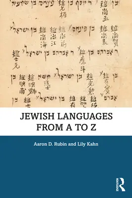 Las lenguas judías de la A a la Z - Jewish Languages from A to Z